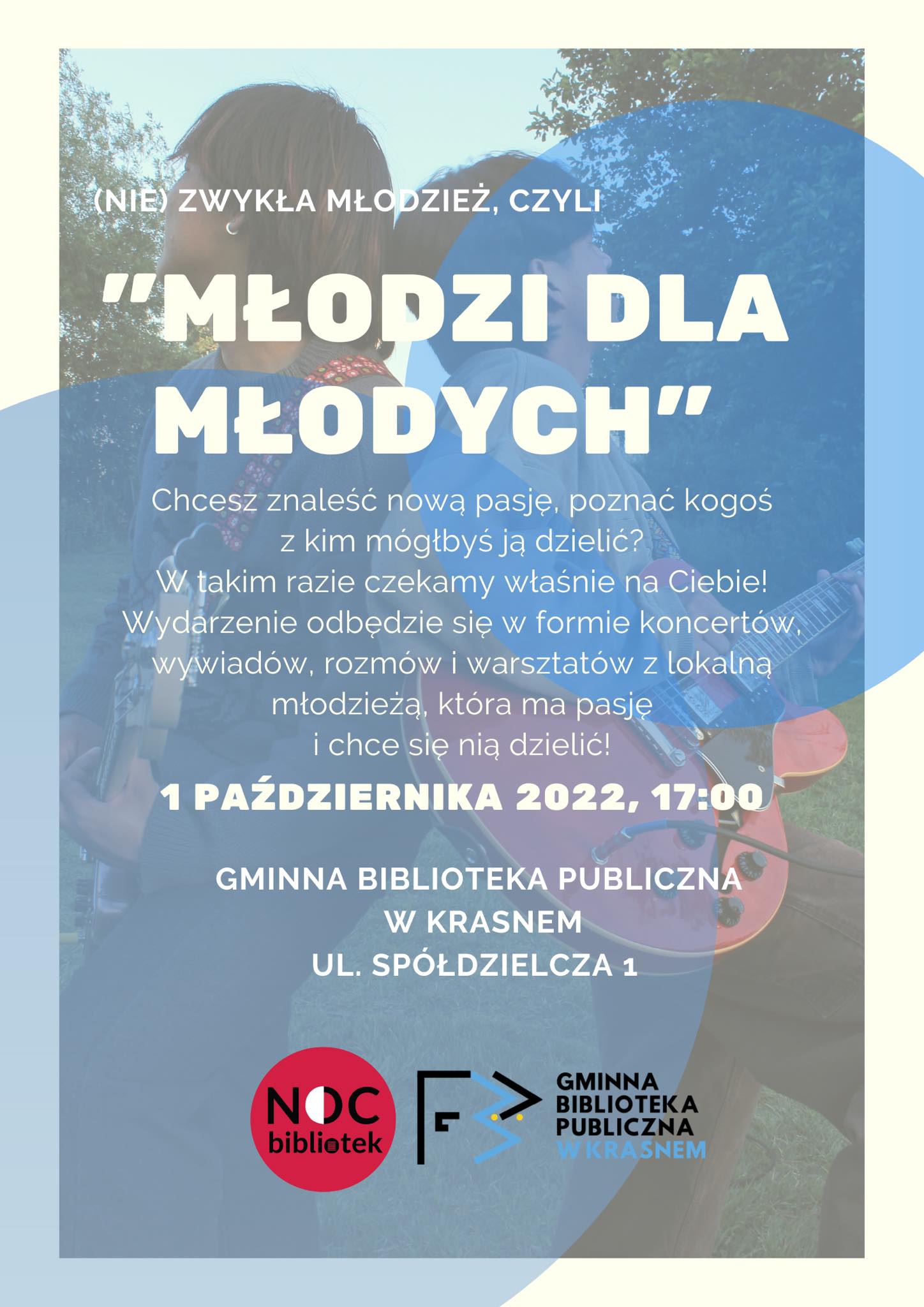 Grafika promocyjna Noc bibliotek